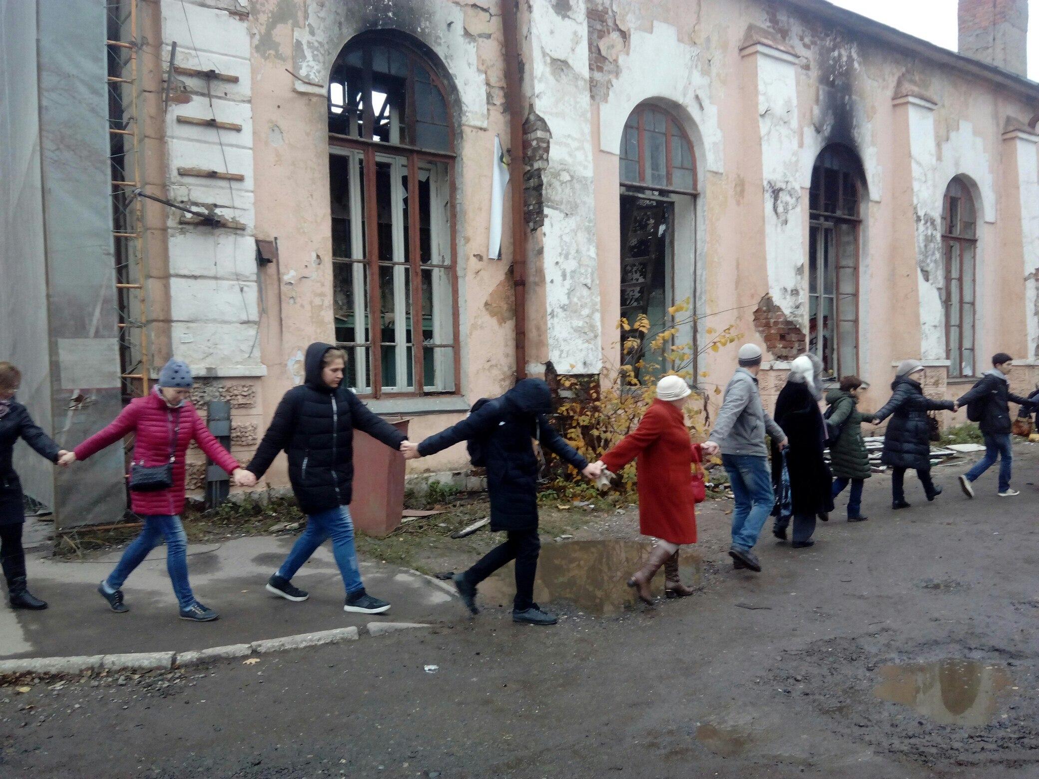 Акция градозащитников в Вологде